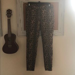 The Limited cheetah print dress pants